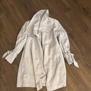 Club Monaco Light Gray Trench Coat